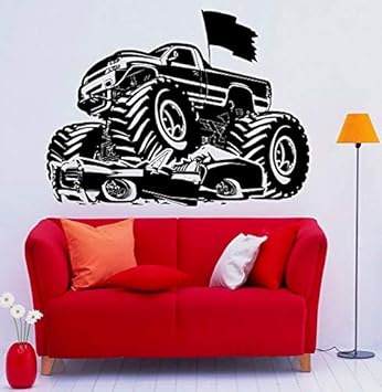 monster truck kids bed