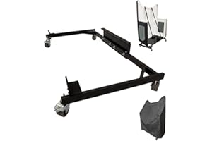 North American Custom Covers Custom Hard Top Cover & Hardtop Cart (Black) Compatible with Jeep Wrangler JK 4-door tops, inclu