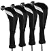 Andux 4pcs/Pack Long Neck Golf Hybrid Club Head Covers Dial No. Tag CTMT-02