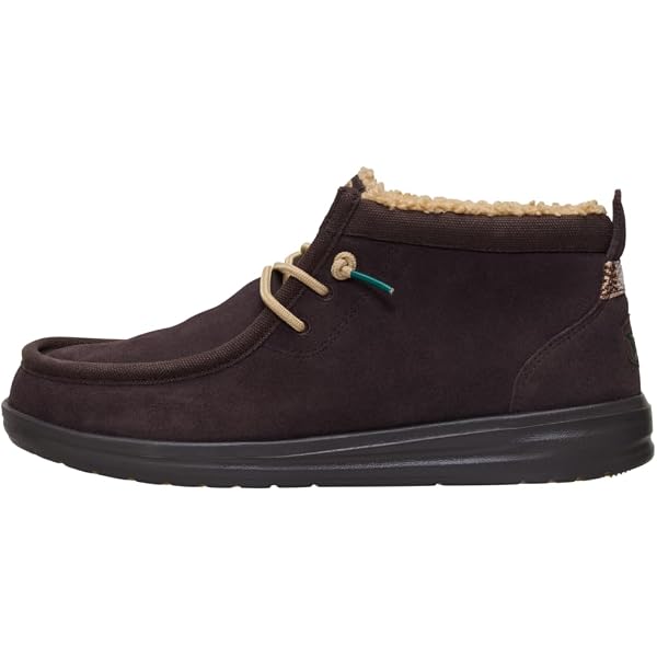 Amazon.com | HEYDUDE Wally Mid Waxed Canvas Navy Size 7  display picture 3