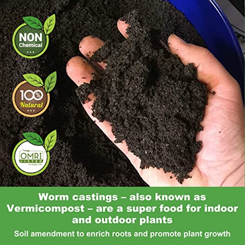 20 oz 100 Organic Worm Castings Natural Superfood for Plant Growth