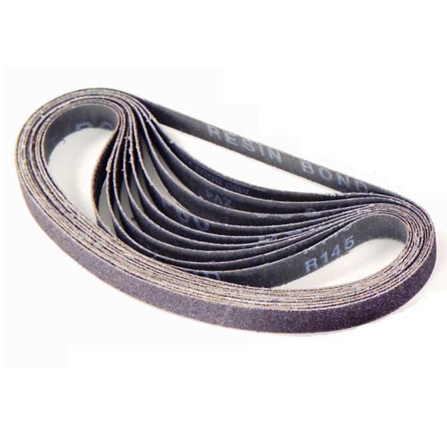 Gyros 12-14280/10 1 by 42-Inch 80 Grit Aluminum Oxide Sanding Belt, 10-Pack