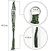 Five-of-Five 2 Pack Macrame Plant Hanger with Ring and Butterfly for Indoor Outdoor Plant Decoration, 4 Legs Flower Pot Plant Holder, 41.3 Inches Green