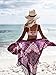 Womens Boho Chiffon Kimono Beach Swimsuit Cover Ups,Cardigan for Bikini White