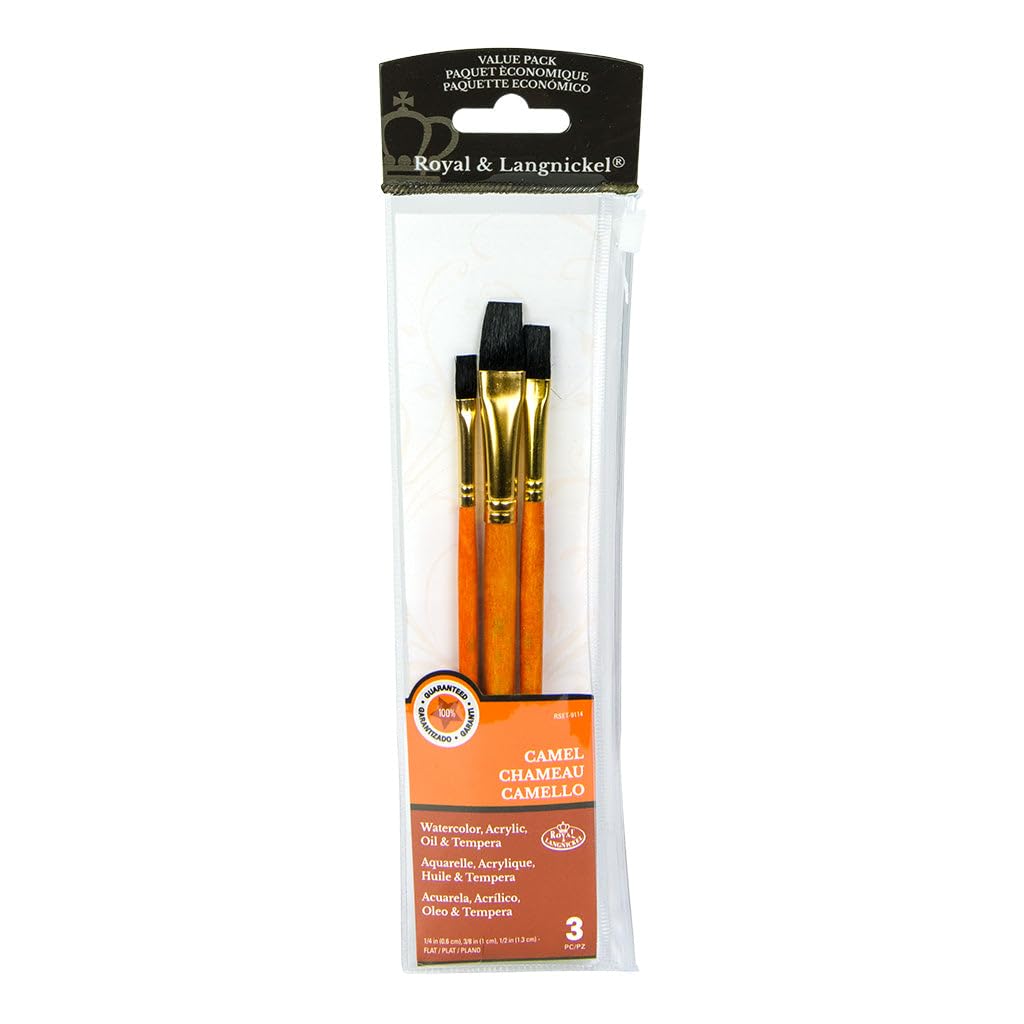 Camel Value Pack Brush Set-3/Pkg