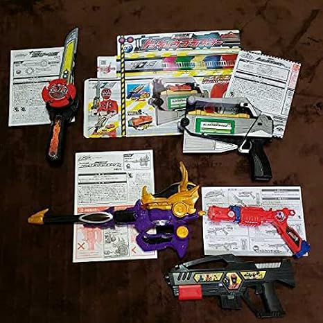 Amazon O127 戦隊ヒーロー おもちゃまとめ売り 5点セット ニンニンジャー トッキュウジャー キュウレンジャー ゴーバスターズ おもちゃ ホビー