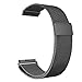 EloBeth Compatible Samsung Galaxy Watch 42mm Bands,20mm Milanese Loop Stainless Steel Mesh Strap Replacement Band Magnetic Clasp for Samsung Galaxy Watch SM-R810/815 /Gear Sport/Suunto 3(Black)