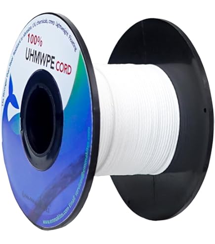 Corde UHMWPE Tressée 1.8mm X 10m - 12 Brins, Résistance 680 LB, Légère Et Résistante Pour Kitesurf, Treuils, Voile