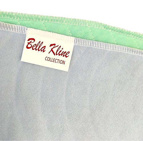 BELLA KLINE DESIGN Extra Absorbent Under Pad - Machine Washable - Waterproof Bed Underpad - 34" x 36" 4PK - Thumbnail 2