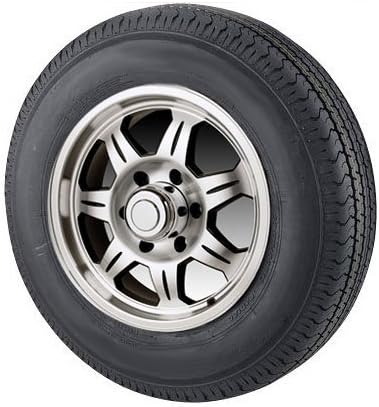 ST21575R14 in LRD Tire with Aluminum SAWTOOTH 5x4.50 Trailer Wheel and 215/75R14" Radial Trailer Tir