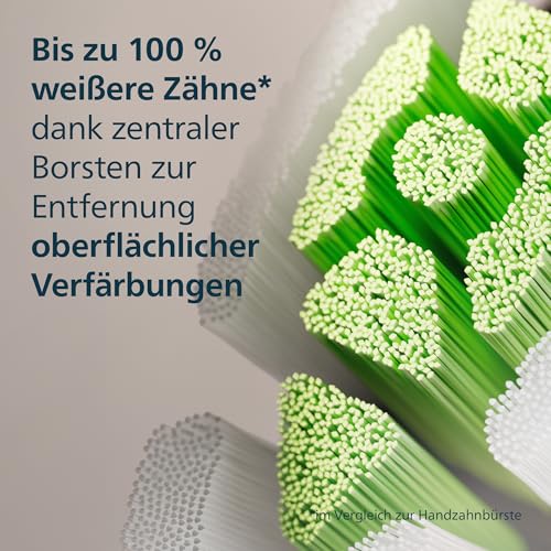 Philips Sonicare W2 Optimal White Original Replacement Brush Heads, Black, Pack of 4, HX6064/88