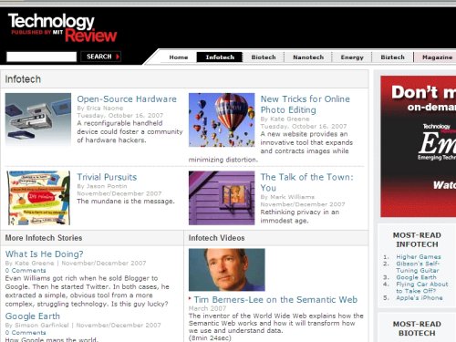 MIT Technology Review - Infotech