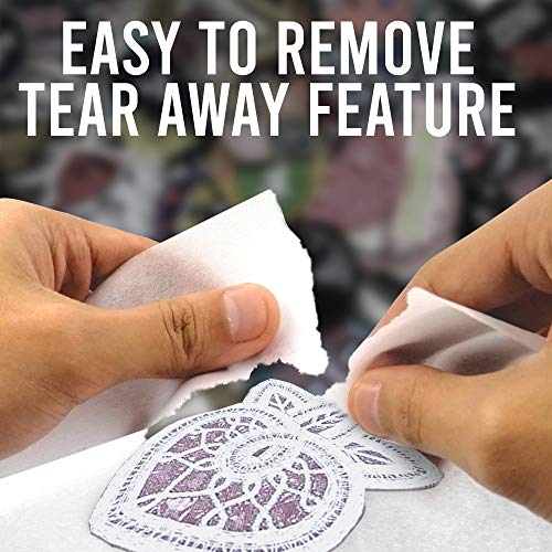 [240 Sheets] Tear Away Stabilizer 8"x8" Embroidery Stabilizer Tear Away