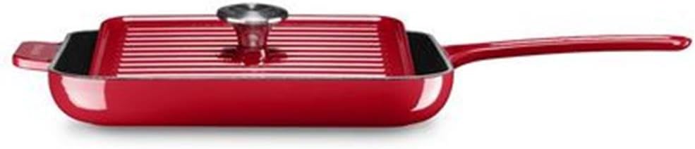 KitchenAid KCI10GPER 18.5 x 28.5 x 5 cm Cast Iron Grill Pan, Red