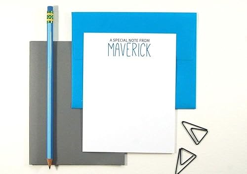 boys personalized stationery