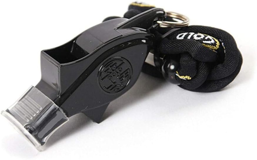 Qiaoxianpo01 Whistle, Outdoor Basketball Volleyball Referee Dolphin Fish Rescue Whistle (yellow + Teeth + Black Lanyard, 6.1 * 2.6 * 1.8cm),Practical and convenient