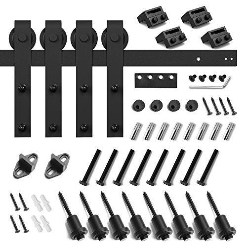 image for SMARTSTANDARD SDH1000STANDARDBK 10ft Heavy Duty Double Sliding Barn Do