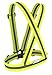 Best Reflective Safety Vest - Stay Safe Jogging, Cycling, Working, Motorcycle Riding, or Running - Elastic and Easily Adjustable Means the Best Running Gear Around