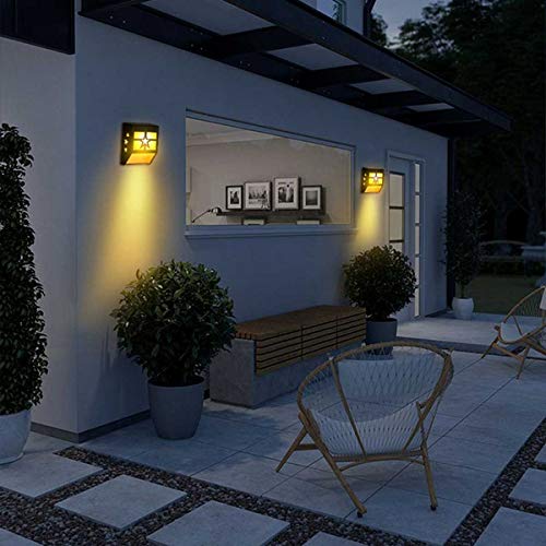 Solarlampen für Außen, Gartenbeleuchtung Soalrbeleuchtung für Außen, Wandleuchte Wandlampe LED Solarleuchte Außenleuchte… – Bild 8