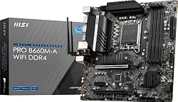 MSI PRO B660M-A WiFi DDR4 Motherboard