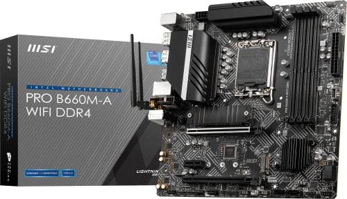 MSI PRO B660M-A WiFi DDR4 Motherboard