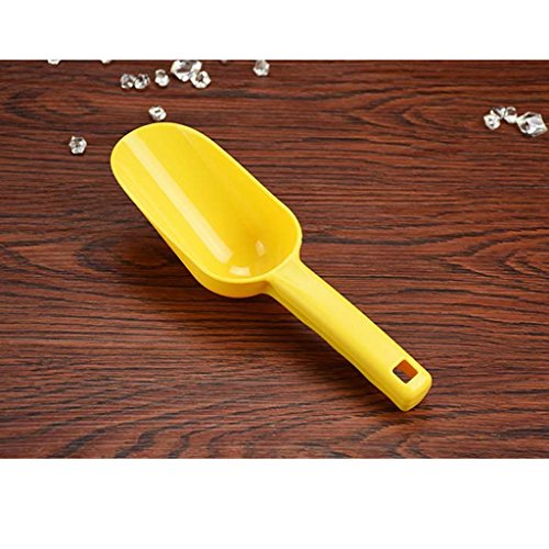 Dovewill Various Colors Ice Scoop Shovel Sweets Buffet Food Flour Shops Measure - Yellow S