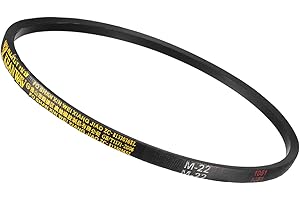 Kozelo M-22 Drive V-Belt - [22 Inch Pitch Girth] Wrapped Industrial Power Rubber Belt for Transmission Use, JIS Standard, 10m