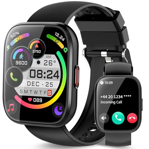 aycy Smart Watch for Men Women Bluetooth Call, 1.85