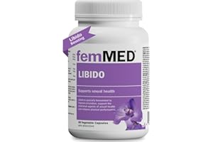 femMED Libido: Sexual Booster for Women. Natural Female Performance Enhancer, Sex Drive Energy. With Maca and Ginseng. Suppor