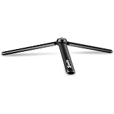 Zeadio Metal Mini Tripod with 1/4 Inch Screw, Desktop Tabletop Stand Tripod for Smooth 4, Crane Plus, Crane 2, Osmo Mobile, Ronin-S, Vimble 2, Gimble Handle Grip Stabilizer and All Cameras