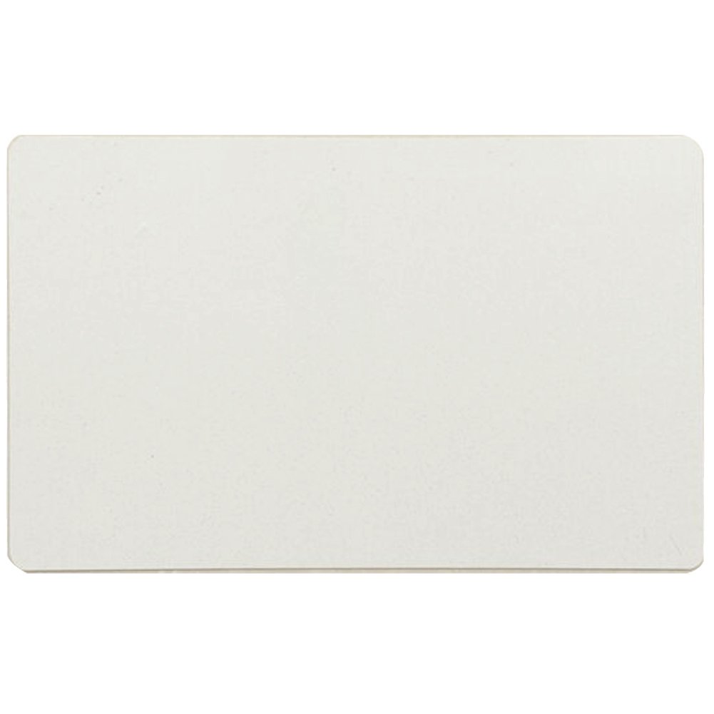 Ebamaz Aluminum Metal Business Cards for Sublimation Print 86X54X0.45mm Tablet Thick Pack of 10PCS (Pearl White, Blank)