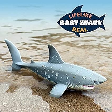 Amazon Tesss サメ型のおもちゃ 動くリアルなサメ リアルなモーションシミュレーション動物のサメのフィギュアのおもちゃ Pvcモデル プラモデル 通販