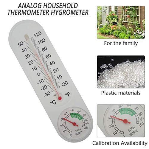 hydens Thermometer Humidity Analog Household Thermometer Hygrometer Wall-Mounted Tester Measure Home Popular New