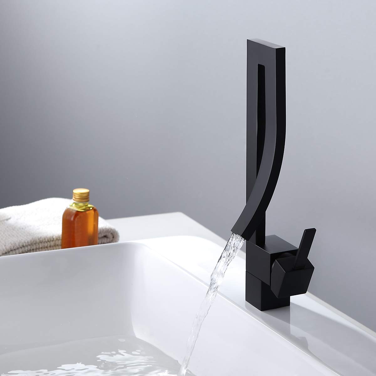 Jiuzhuo Modern Creative Design Single Lever Handle 1 Hole Bathroom Sink Faucet With Waterfall Spout Black Buy Online In Yemen At Yemendesertcartcom Productid 78488931 Jiuzhuo Modern Creative Design Single Lever Handle 1 Hole Bathroom Sink Faucet With Waterfall Spout Black Buy Online In Yemen At Yemendesertcartcom Productid 78488931