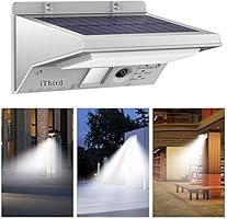 Solar Lights Outdoor Motion Sensor, iThird 21 LED Solar Powered Security Lights for Yard Patio Garage Waterproof Super...