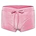Daxin Womens Winter Velvet Soft Stretchy Shorts Clubwear High Waist Drawstring Hot Pants