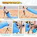 LUDTOM Inflatable Lounger Air Sofa Hammock, Portable Waterproof Anti-Air Leaking Pouch Couch Beach Chair Camping Accessories for Travel, Parties, Camping, Picnics, Hiking, Pool and Festival