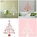 Coxeer Christmas Wall Stickers Wall Quotes Removable Wall Decals