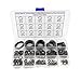 HVAZI 290PCS C-Clips External Retaining Ring Assortment Kit(Black Alloy Steel)