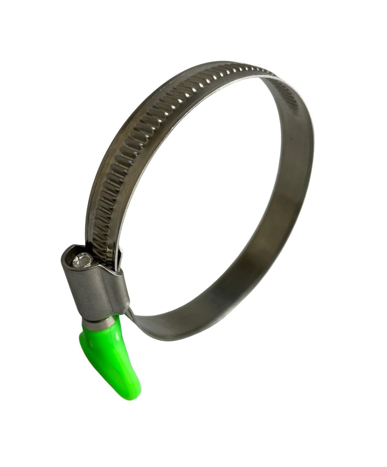 Stainless Steel Thumb Screw/Wing Hose Pipe Clip Jubilee Clamp 50-70mm (12MM BW) x10