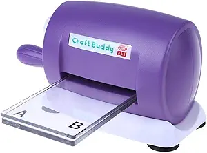 DIY Die Cutting Machine Plastic Craft Scrapbook Album Cutter Paper Cutting Embossing Scrapbooking Die-Cut Machine(Purple)