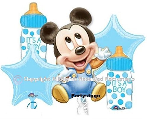 mickey mouse baby shower balloons