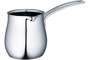 Cuisinox 12 Oz Stainless Steel Turkish Cezve Coffee Pot/Butter Warmer TUR-350