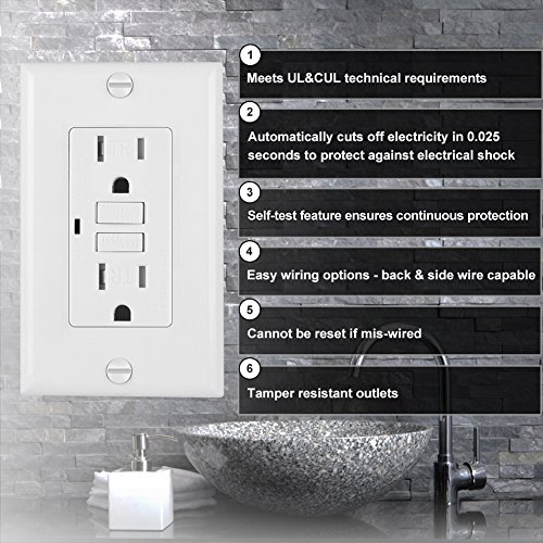 Top 10 Best Electrical Outlets Gfci Best of 2018 Reviews No Place