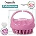 Desentie Hair Scalp Massager Exfoliating Personal Massager Brush With Silicone Spikes for Shampoo Scrubbing and Stimulating Hair Growth Pink