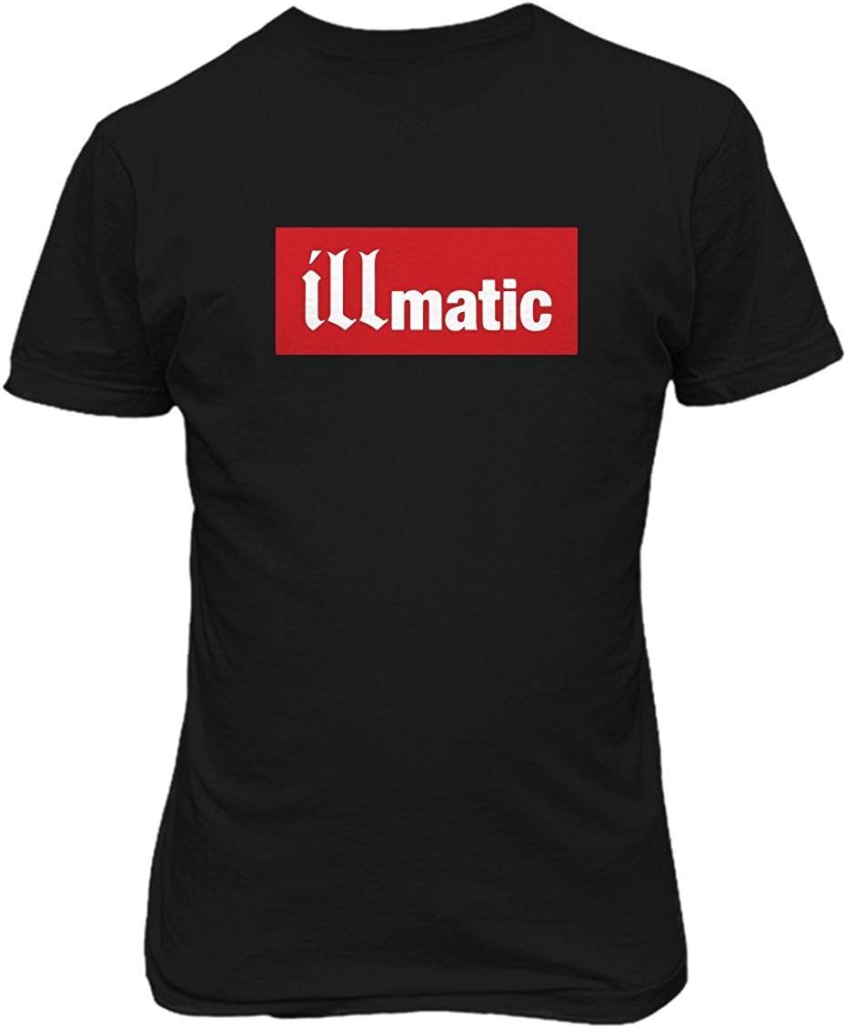 Mens NAS Illmatic Crew Neck Tee Shirts