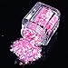 ECBASKET 1 JarNew Arrival Nail Powder Acrylic Nail Polish Dust Glitter DIY Shinny Nail Slices # Pink