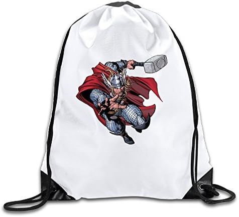 Thor Lightweight Drawstring Cinch Bag Backpack White Size One Size