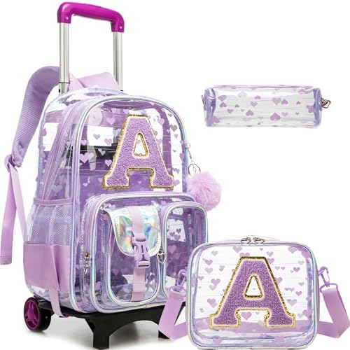 Amazon.com | Mermaid Rolling Backpack for Girls Backpack  display picture 1