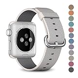 Woven Nylon Replacement Band for the Apple Watch by Pantheon, Women’s or Men’s, Strap fits the 38mm or 42mm for Apple iWatch 1, 2, 3 and Nike edition